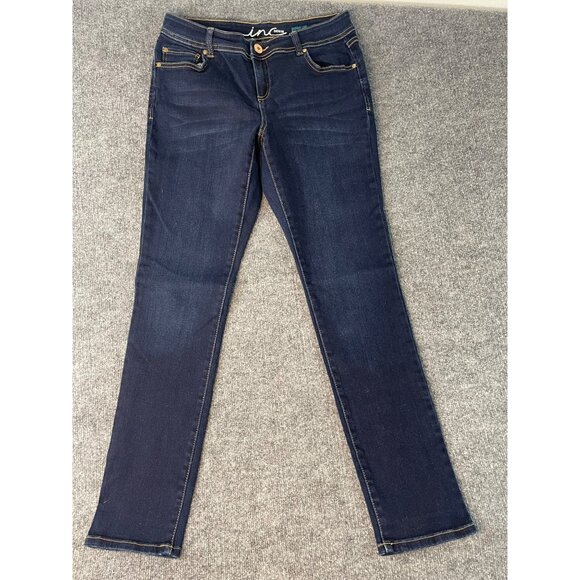 inc Denim Womens Size 8 Skinny Legs Reular Fit Blue Jeans Pre-owned - Picture 16 of 16
